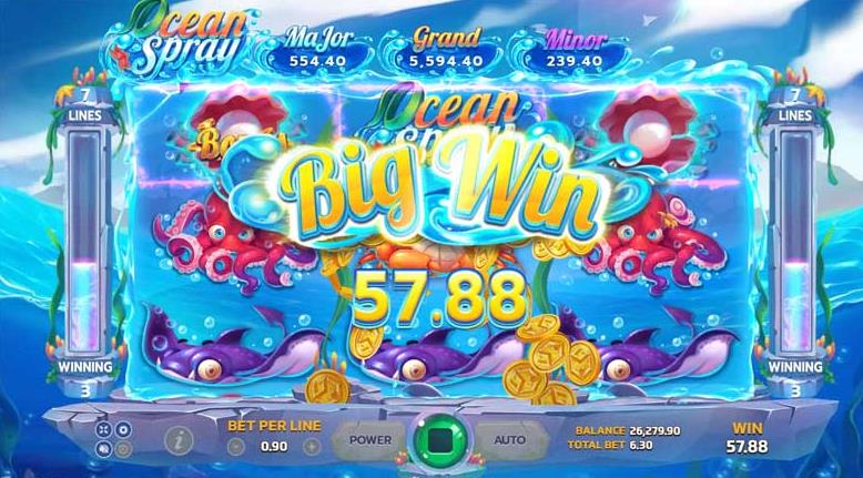 918kiss_Ocean_Spray_Slot_big_win